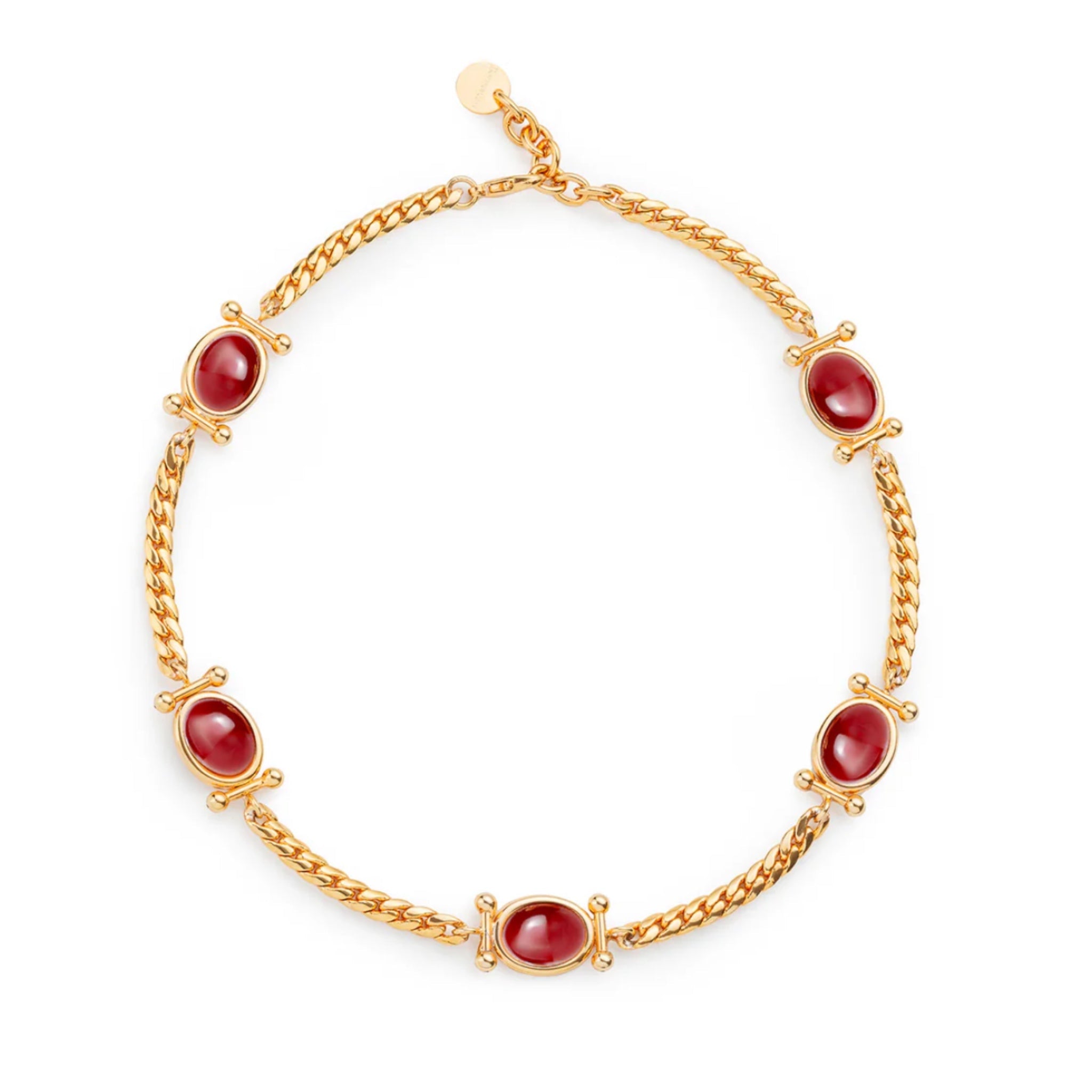 Collar Clásico Burdeos - Piedra de Toque