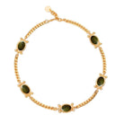 Collar Clásico Verde Olivo - Piedra de Toque