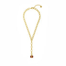 Collar Corbatín con Ágata Roja - Piedra de Toque