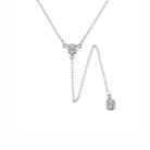 Collar Corbatín Corto Plata - Piedra de Toque