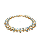 Collar Cristales Azul y Blanco - Piedra de Toque