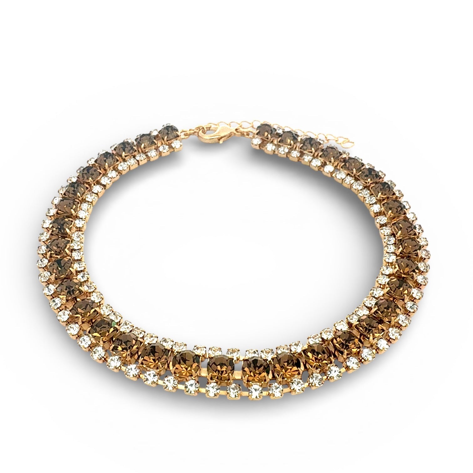 Collar Cristales Mocha Mousse - Piedra de Toque