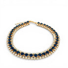 Collar Cristales Zafiro Oscuro - Piedra de Toque