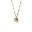 Collar Cuadrado Champagne - Piedra de Toque