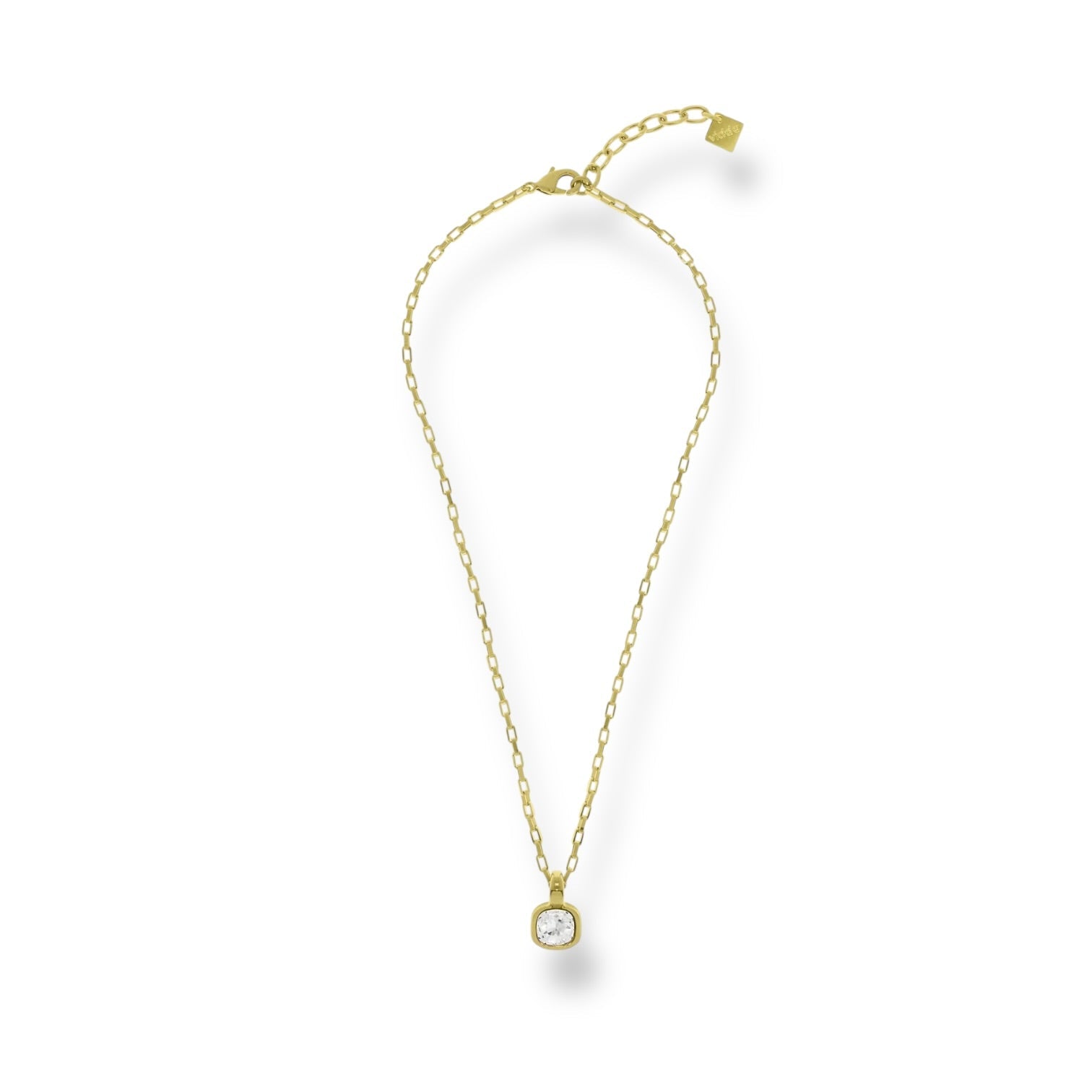 Collar Cuadrado Cristal - Piedra de Toque