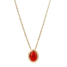 Collar Dije Coral - Piedra de Toque