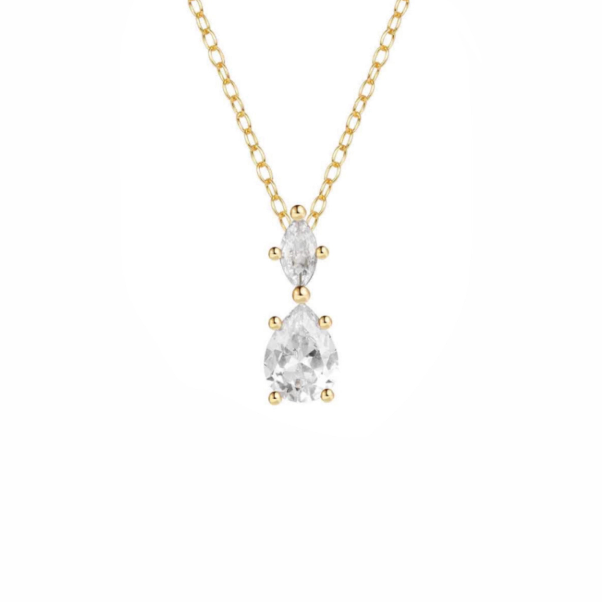 Collar Dúo Plata - Piedra de Toque