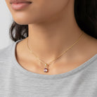 Collar Gota Amatista Clara - Piedra de Toque