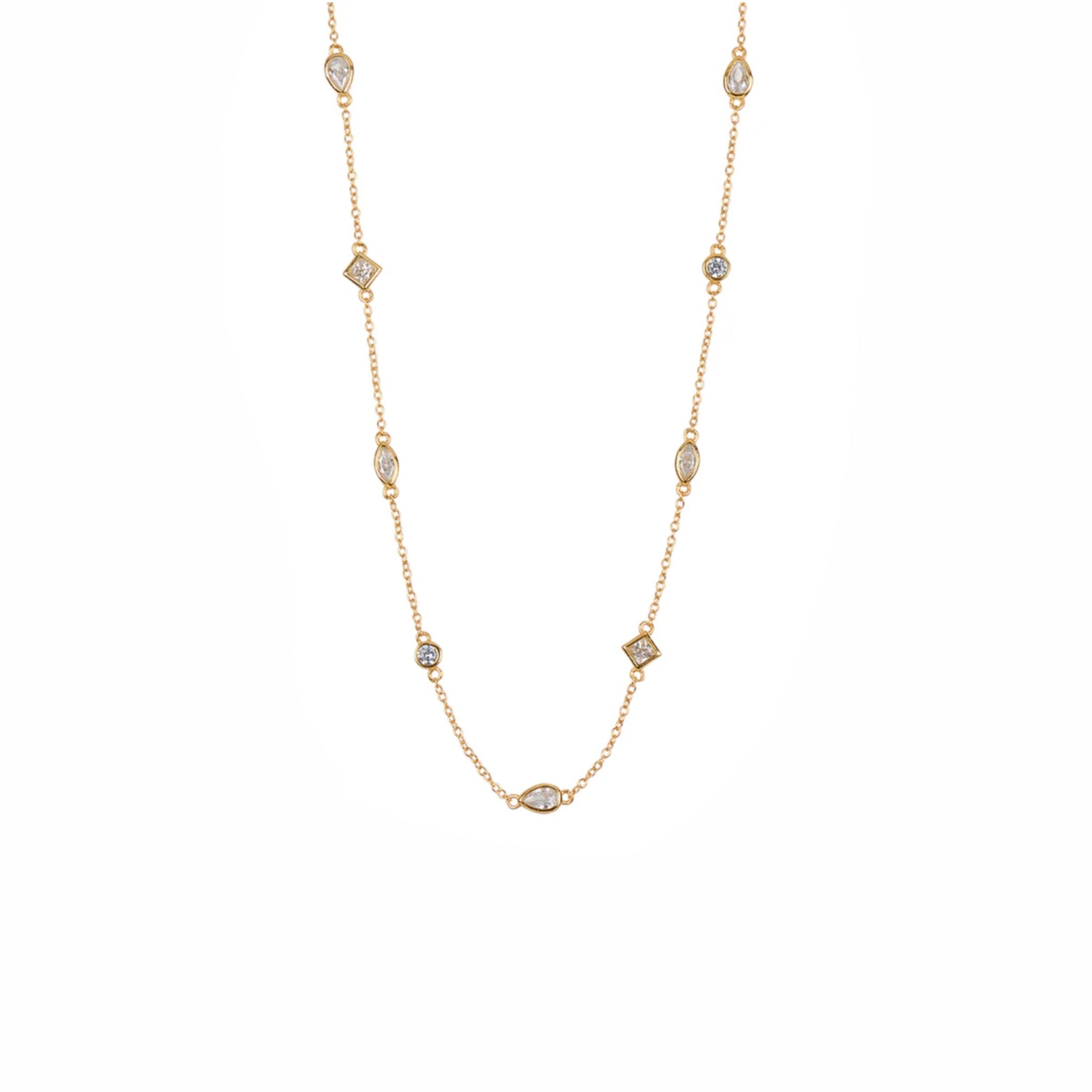 Collar Gota, Rombo y Marquise - Piedra de Toque