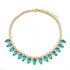 Collar Gotas Aguamarina - Piedra de Toque