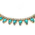 Collar Gotas Aguamarina - Piedra de Toque