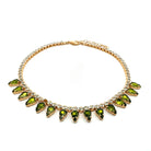 Collar Gotas Oliva - Piedra de Toque