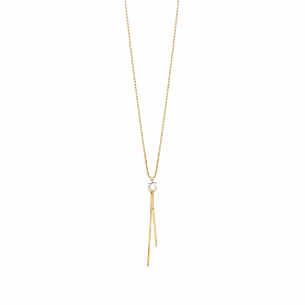 Collar Largo Punta de Luz con Caída - Piedra de Toque