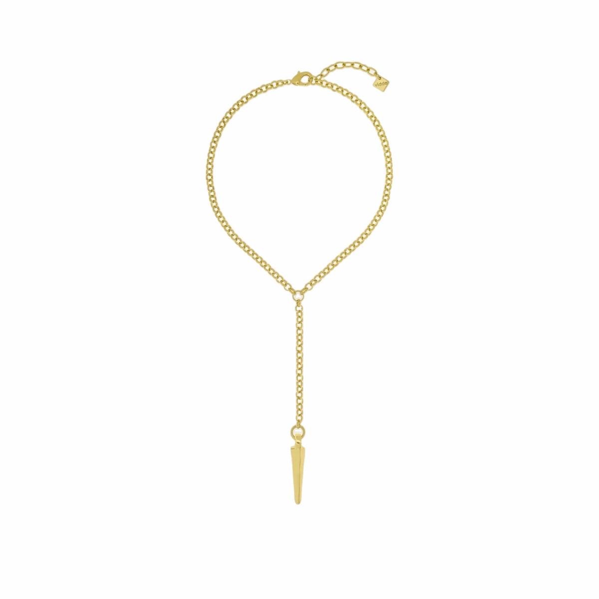 Collar Lariat Punta Dorada - Piedra de Toque