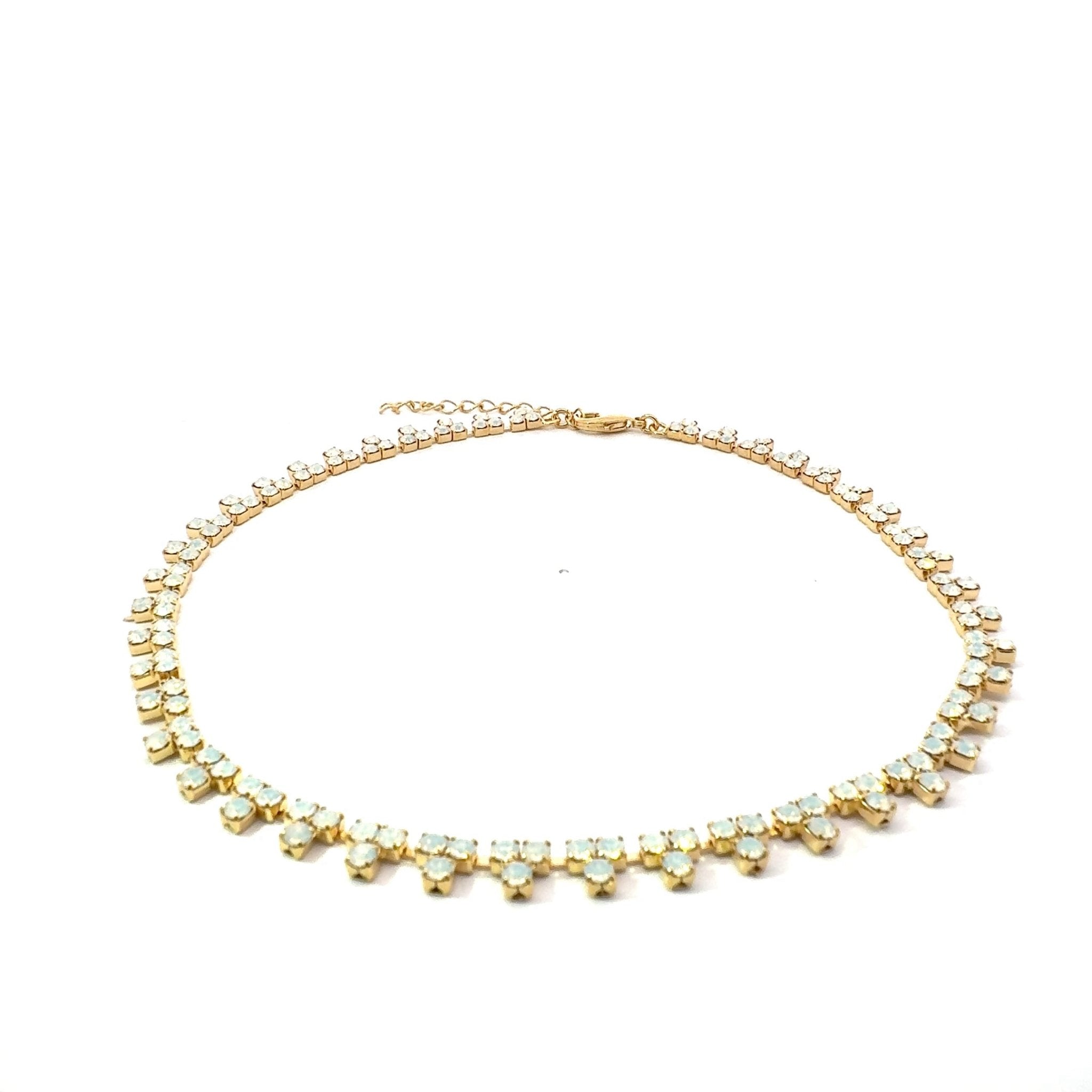 Collar Ópalos Blancos - Piedra de Toque