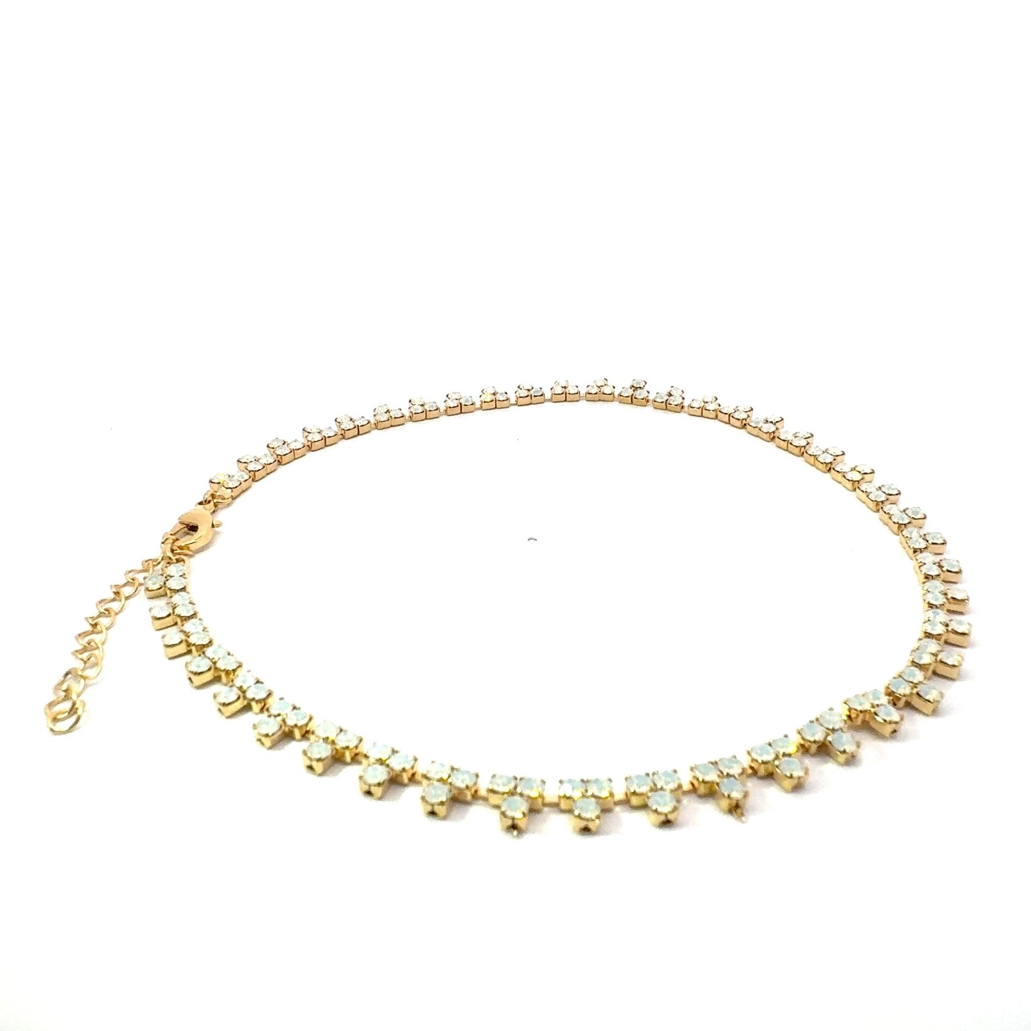 Collar Ópalos Blancos - Piedra de Toque