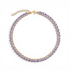 Collar Riviere Grande Morado - Piedra de Toque