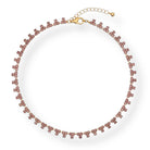 Collar Triángulos Amatista Suave - Piedra de Toque