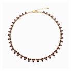 Collar Triángulos Burdeos - Piedra de Toque