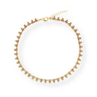 Collar Triángulos Champagne - Piedra de Toque