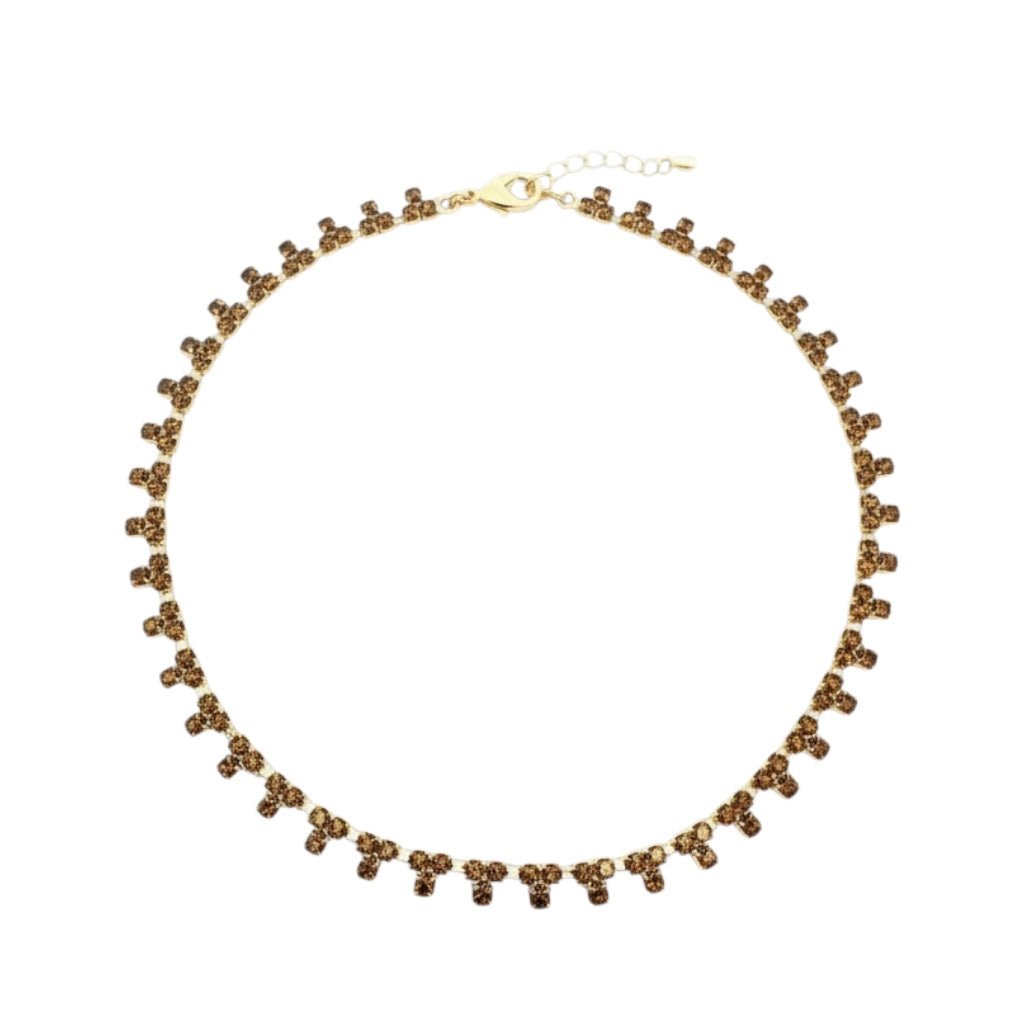 Collar Triángulos Mocha Mousse - Piedra de Toque