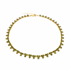 Collar Triángulos Oliva - Piedra de Toque