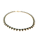 Collar Triángulos Zafiro Oscuro - Piedra de Toque