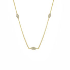 Collar Trío de Marquesas Pavé - Piedra de Toque