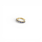 Ear Cuff Cristales Zafiro Oro - Piedra de Toque