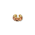 Ear Cuff Cuadrados Durazno - Piedra de Toque