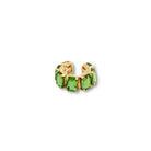 Ear Cuff Cuadrados Verde Claro - Piedra de Toque