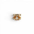 Ear Cuff Doble Mediano Cristal - Piedra de Toque