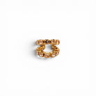 Ear Cuff Doble Mediano Rosa Empolvado - Piedra de Toque