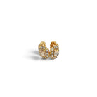 Ear Cuff Doble Óvalos Champagne - Piedra de Toque