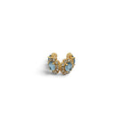 Ear Cuff Doble Óvalos Zafiro - Piedra de Toque