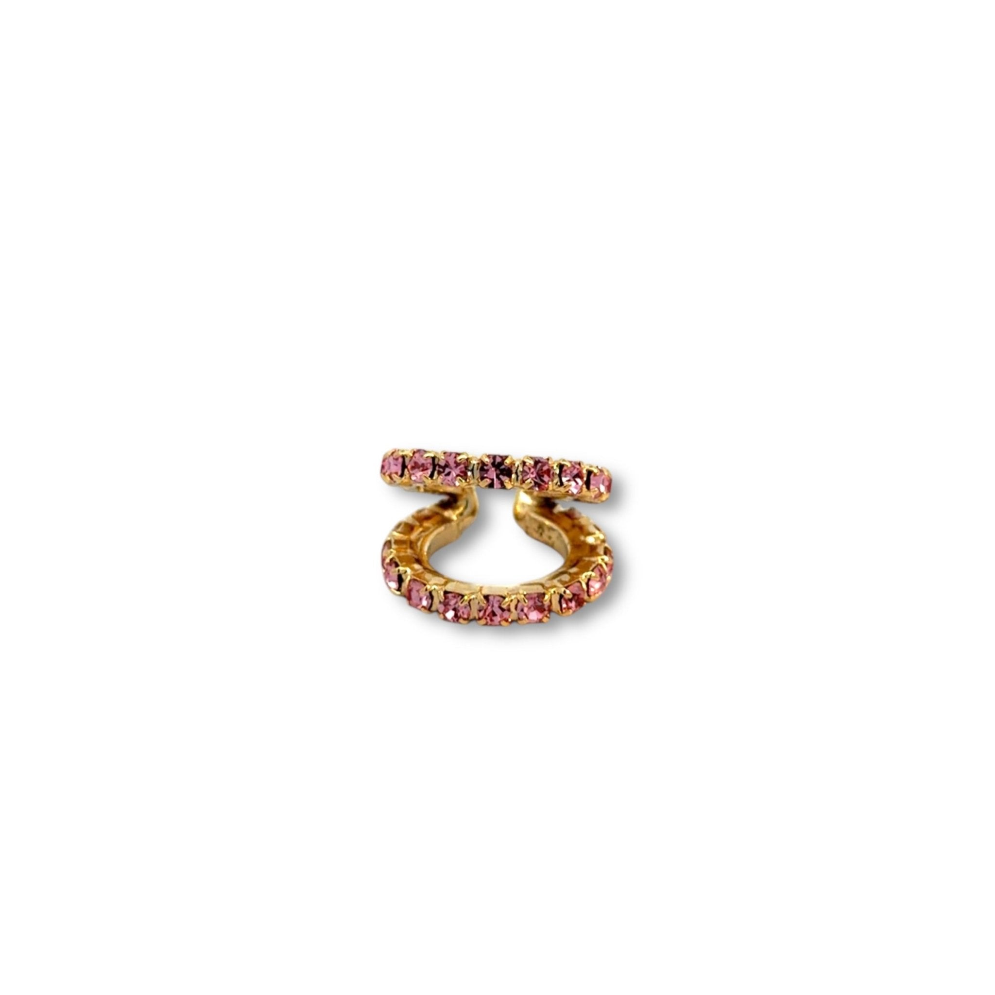 Ear Cuff Doble Rosada - Piedra de Toque