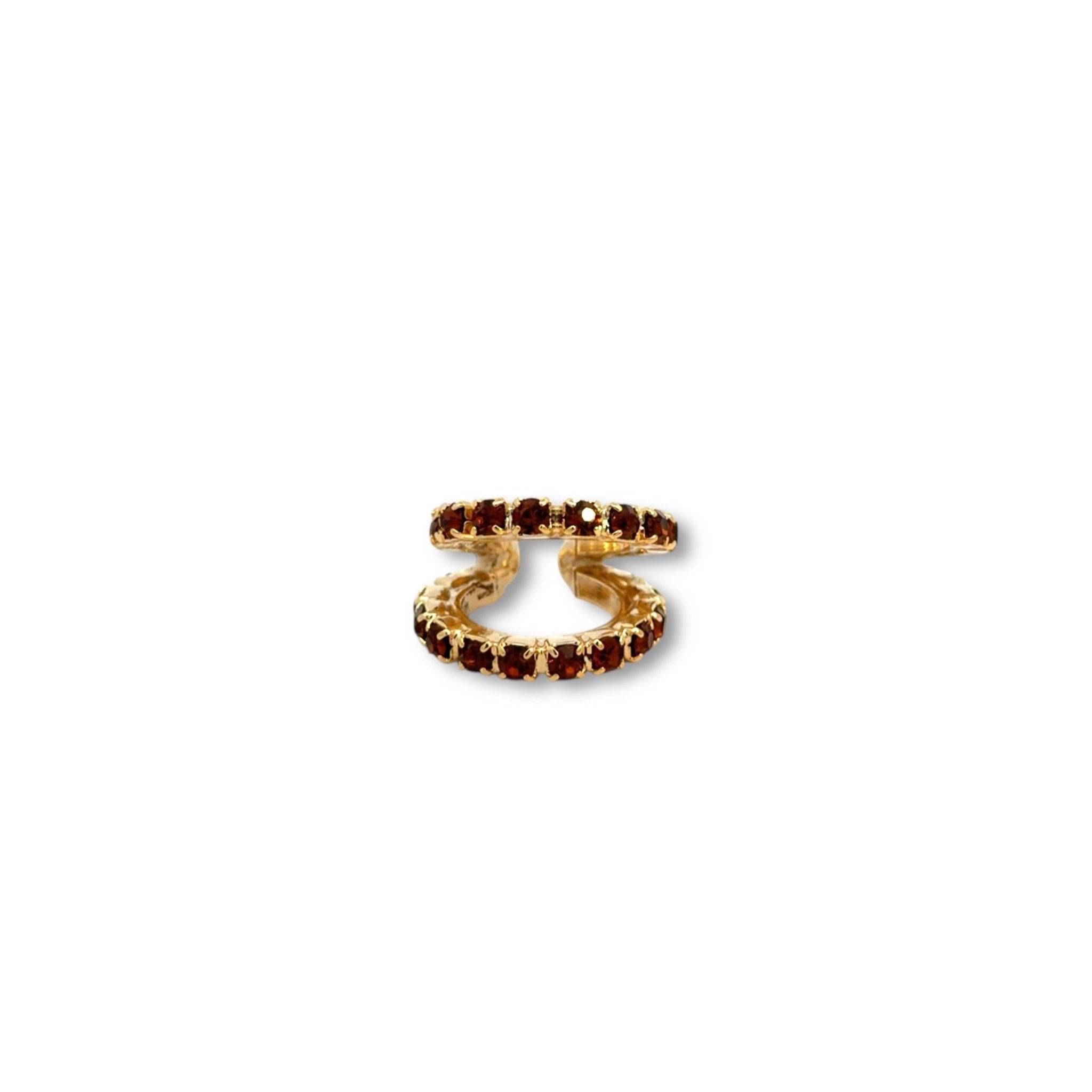 Ear Cuff Doble Topacio - Piedra de Toque