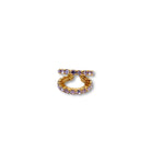 Ear Cuff Doble Violeta - Piedra de Toque
