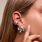 Ear Cuff Especial Ópalo y Azul - Piedra de Toque