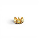 Ear Cuff Gotas Amarillo Claro - Piedra de Toque