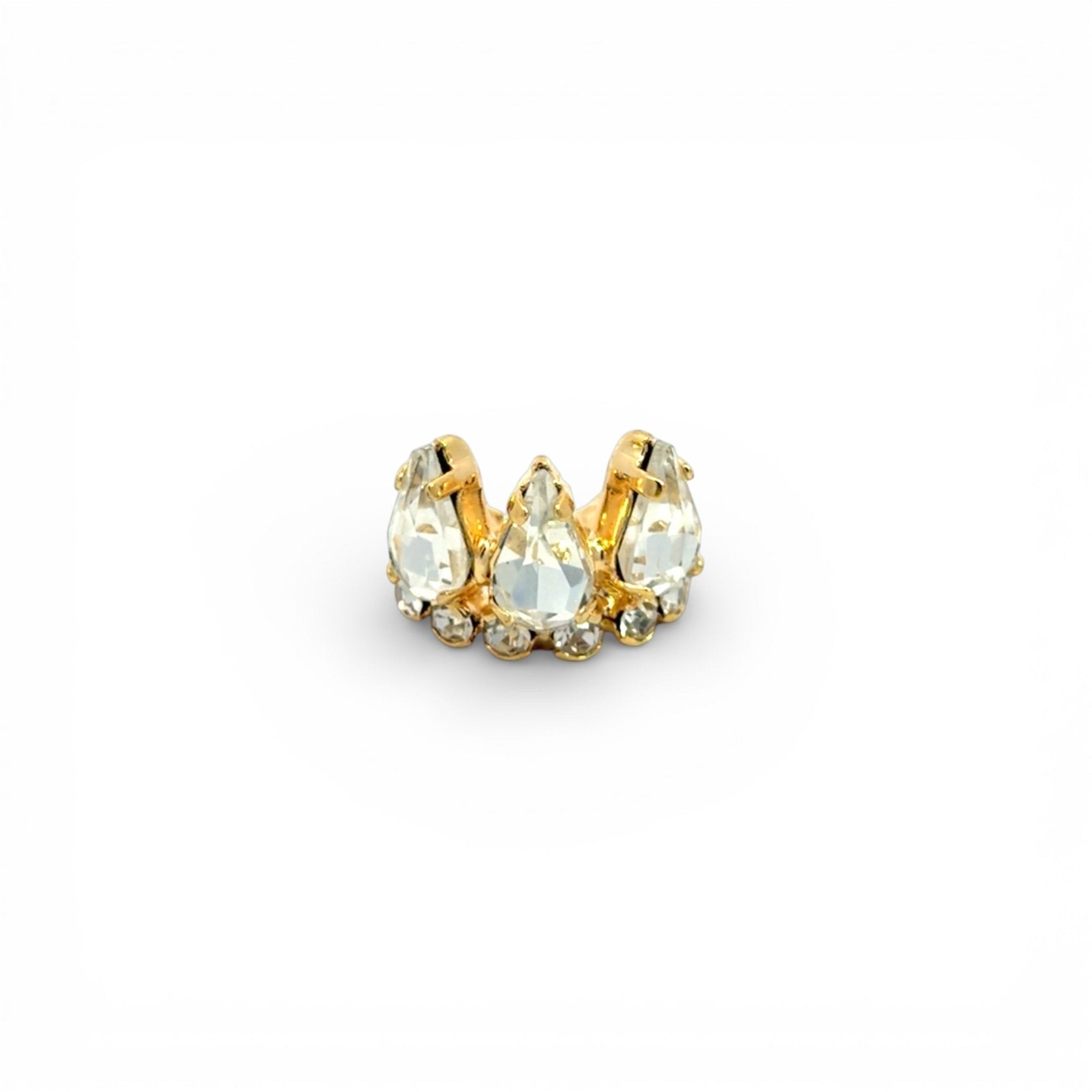Ear Cuff Gotas Cristal - Piedra de Toque