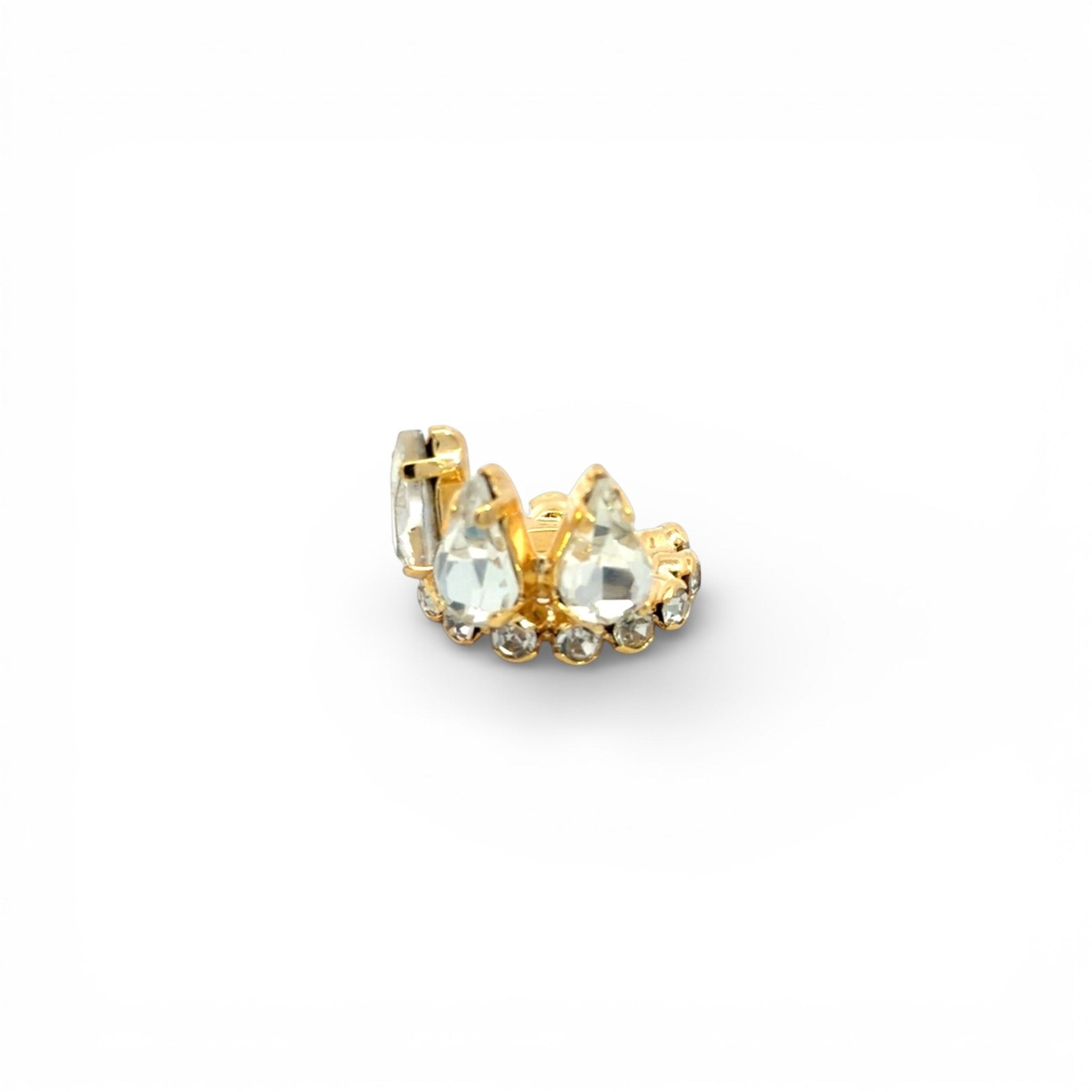 Ear Cuff Gotas Cristal - Piedra de Toque