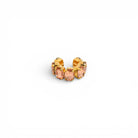 Ear Cuff Óvalos Peach - Piedra de Toque