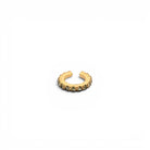 Ear Cuff Simple Diamante Negro - Piedra de Toque