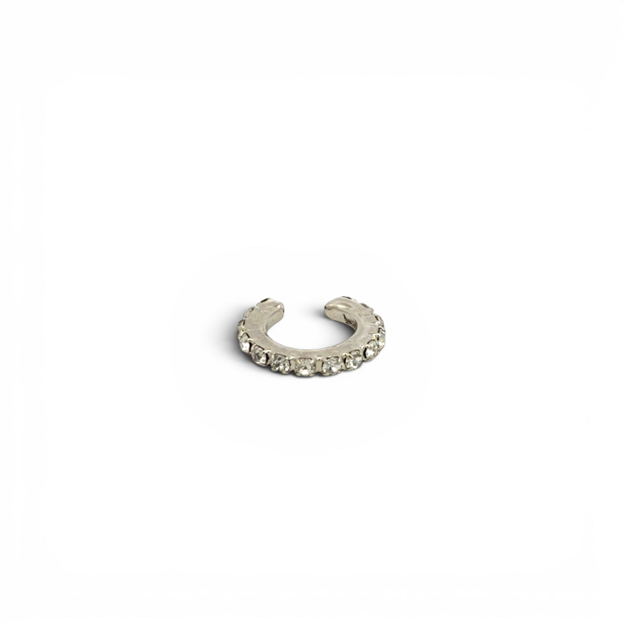 Ear Cuff Simple Plata - Piedra de Toque