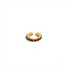 Ear Cuff Simple Topacio Ahumado - Piedra de Toque