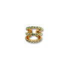 Ear Cuff Triple Crisolito - Piedra de Toque