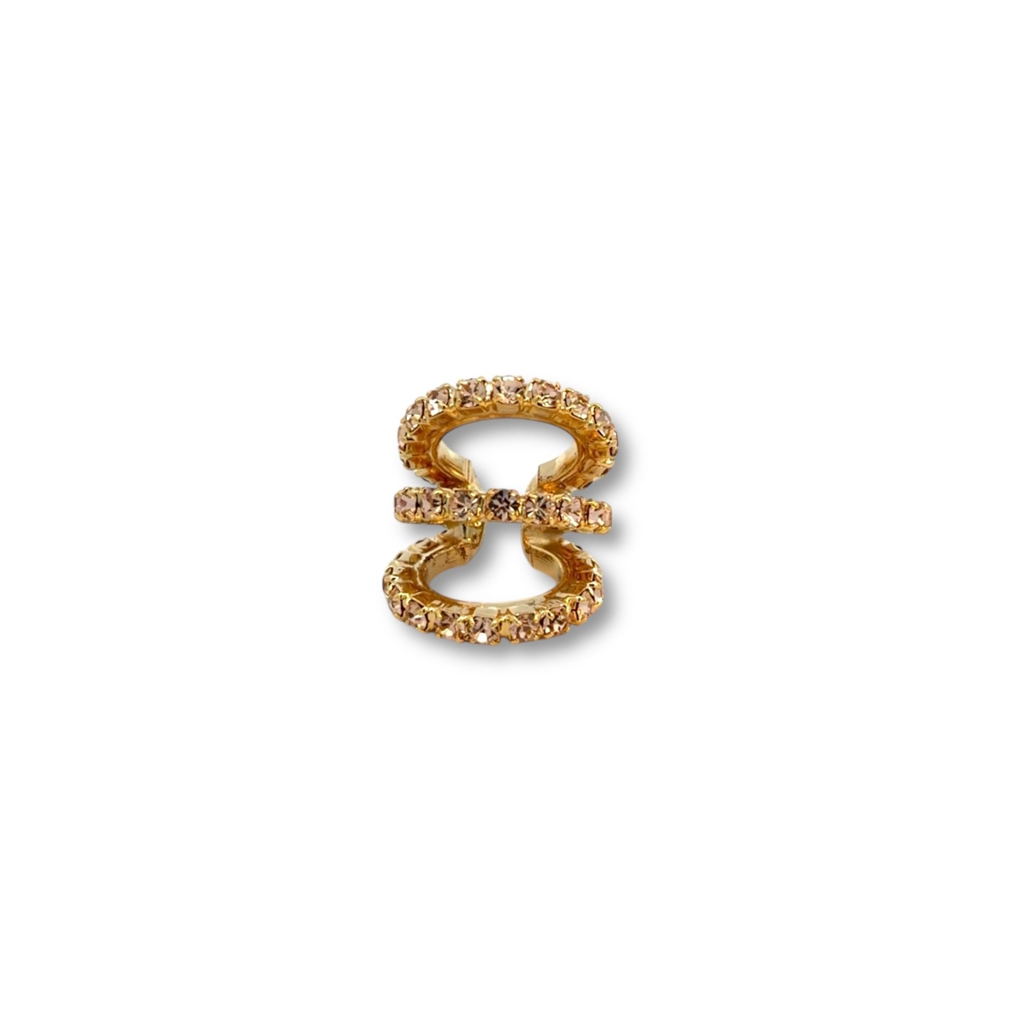 Ear Cuff Triple Durazno - Piedra de Toque