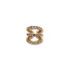 Ear Cuff Triple Violeta - Piedra de Toque