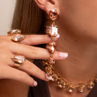 Pendiente Escala Peach - Piedra de Toque